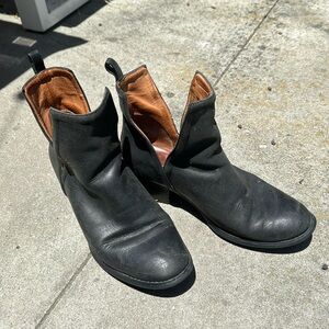 Jeffrey Campbell Blqck Leather Boots